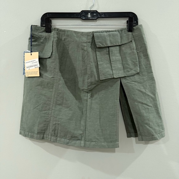 NWT Paloma Wool Skirt Anturi Mini Cargo Utility in Grey - Picture 6 of 12